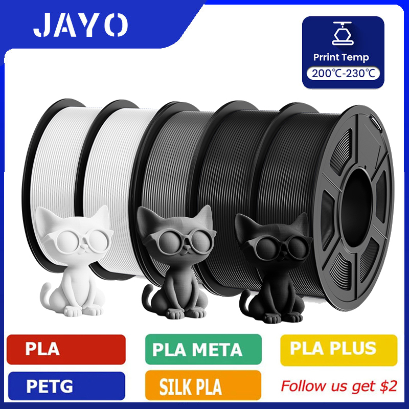 3D Printing Nylon - JAYO 5 рулонов PLA/PLA Plus/petg/ABS/TPU/PLA meta/PLAYG/HS-PLA