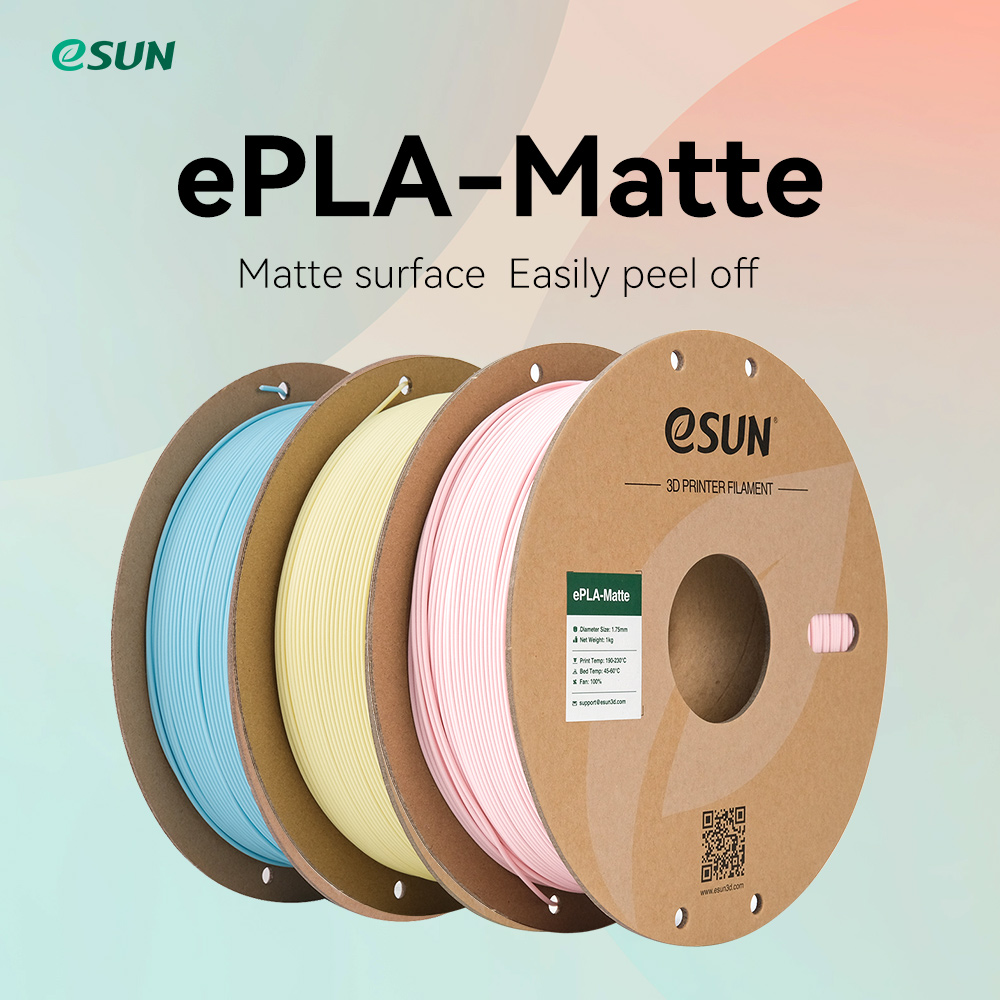 3D Printing Nylon - Филамент ESUN PLA матовый 1.75 мм,